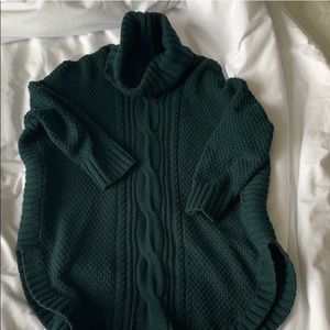 Express Cowl Neck Cable Knit Cozy Sweater